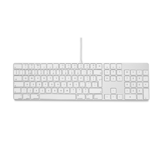 @LMP USB-C Wired Keyboard - Mac Layout NUM- NL - Aluminium - Silver