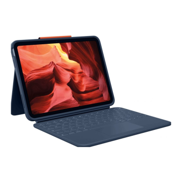 #Logitech Rugged Combo 4 Touch - iPad 10.9" (2022) / iPad 11" (2025) - Blue