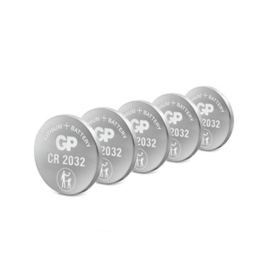 CR2032 GP Lithium Knoopcel - 3V - 220 mAh - 5 pack