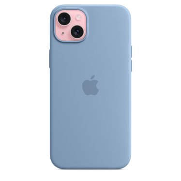 Apple Silicone Case  - iPhone 15 Plus - Winter Blue