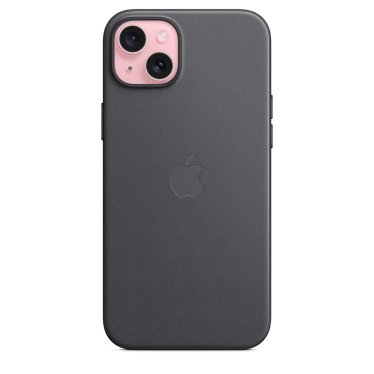 Apple Fine Woven Case - iPhone 15 Plus - Black