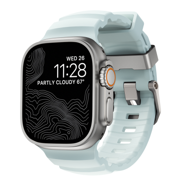 Nomad Rocky Point Band - 42/44/45/49mm - Icy Blue Glow