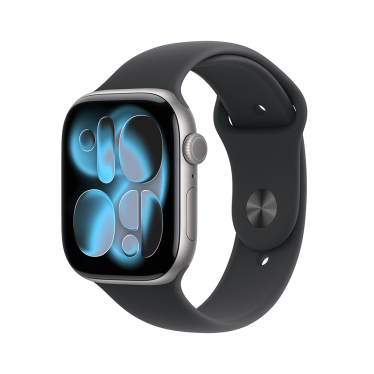 Apple Watch S11&nbsp;-&nbsp;46mm -&nbsp;Space Grey Aluminium - Black Sport Band - M/L