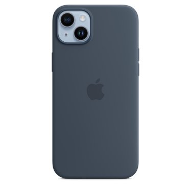 Apple Silicone Case + MS - iPhone 14 Plus - Storm Blue