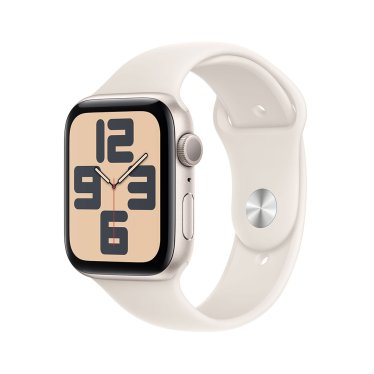 [Open Box] Apple Watch SE - 44mm - Starlight Aluminium - Starlight Sport Band - M/L (160-210mm)