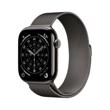 Apple Watch S11 Cellular - 46mm - Slate Titanium - Slate Milanese Loop - M/L
