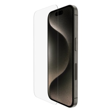@Belkin ScreenForce Pro - TemperedGlass Privacy Anti-Microbial - iPhone 15 Pro