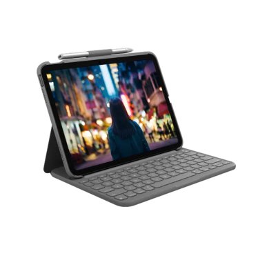 [Open Box] Logitech Slim Folio - iPad 10.9" (2022) / iPad 11" (2025) - Grey