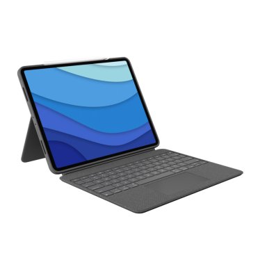 @Logitech Combo Touch - iPad Pro 12.9" (2021 - 2022) - Oxford Grey