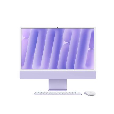 iMac 24" Purple - M4 10C-CPU & 10C-GPU - 16GB - 512GB - Gbit Eth - Mouse - MK-TID