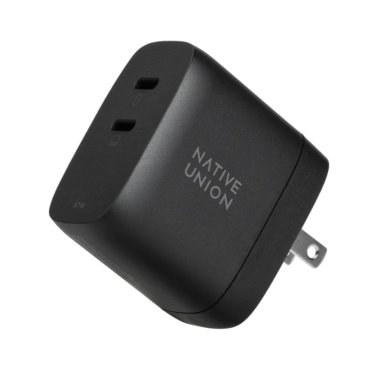 !Native Union Dual USB-C Fast GaN Charger PD - 67W - Black