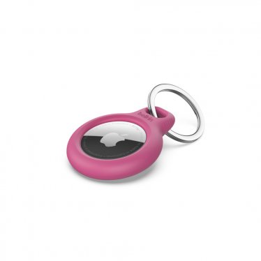 Belkin Secure Airtag Holder - Keyring - Pink