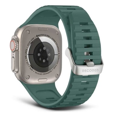 Decoded Silicone Ultra Traction Strap - 42/44/45/49 mm - Moss Green