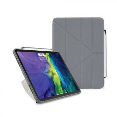 !Pipetto Origami Pencil Case - iPad Air 10.9 (2020/2022) / iPad Air 11 (2024) - Dark Grey