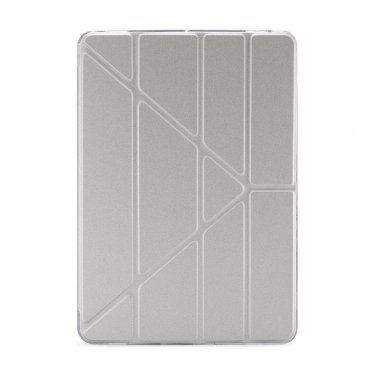 Pipetto Metallic Origami Case iPad 10,2-inch - Zilver