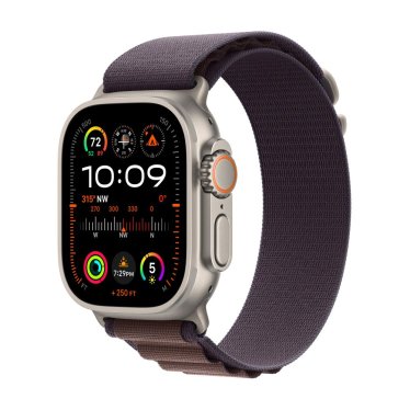 Apple Watch Ultra 2  - 49mm Titanium - Indigo - Alpine Loop - M (145-190mm)