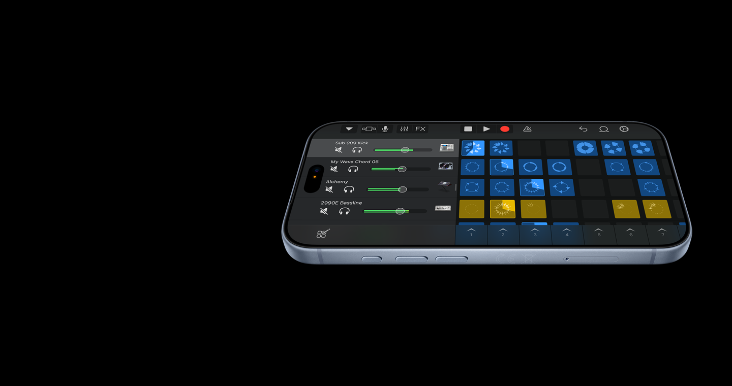 iPhone 18 Pro, voorkant, prestaties van de A20 Pro-chip zijn te zien met een scène uit Monster Hunter Outlanders
